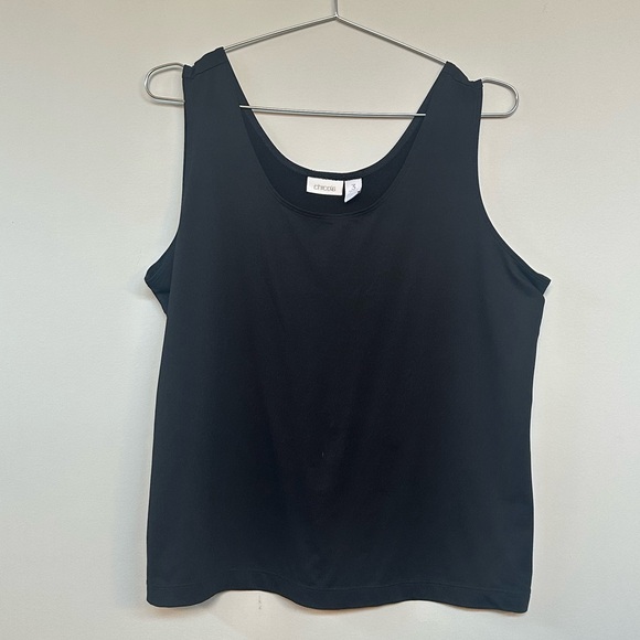 Chico's | XL Microfiber Tank in Black - Picture 1 of 4
